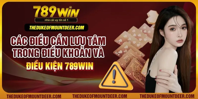 Các điều cần lưu tâm trong điều khoản và điều kiện 789Win