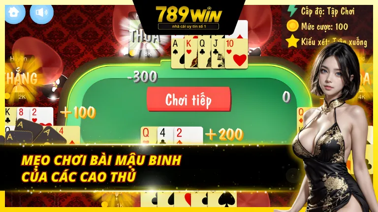 Mẹo chơi thắng lớn với mậu binh tại 789win
