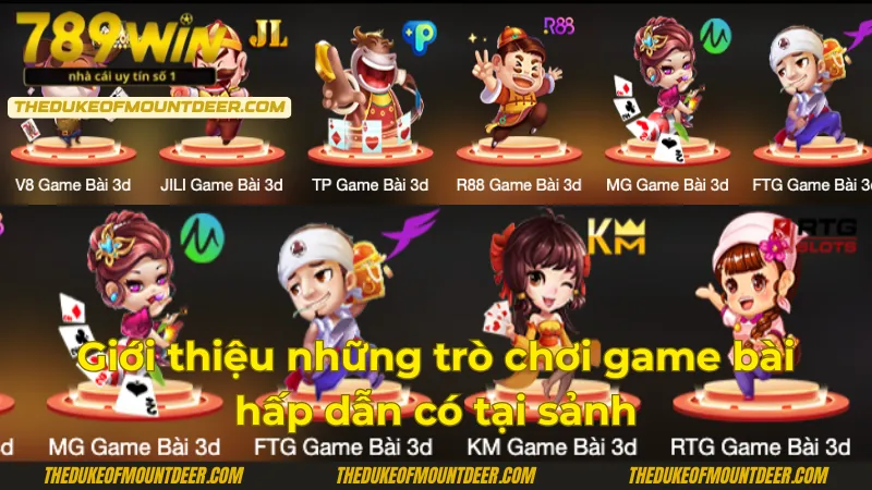 Giới thiệu những trò chơi có tại sảnh trò chơi Jili 789Win