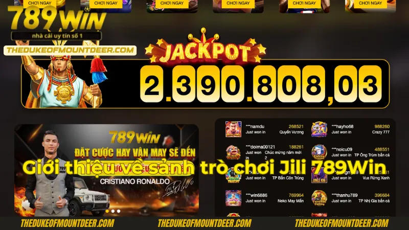 Giới thiệu về sảnh trò chơi Jili 789Win