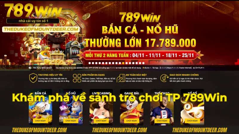 Giới thiệu về sảnh trò chơi TP 789Win